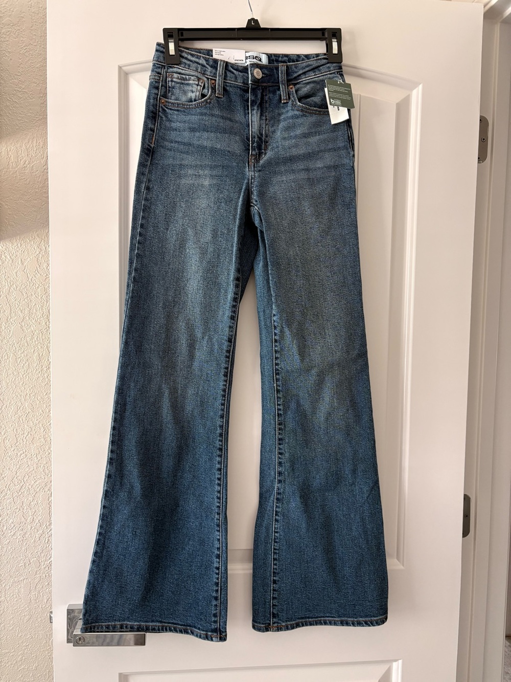 RSQ Mid Wash High-Rise Flare Jeans